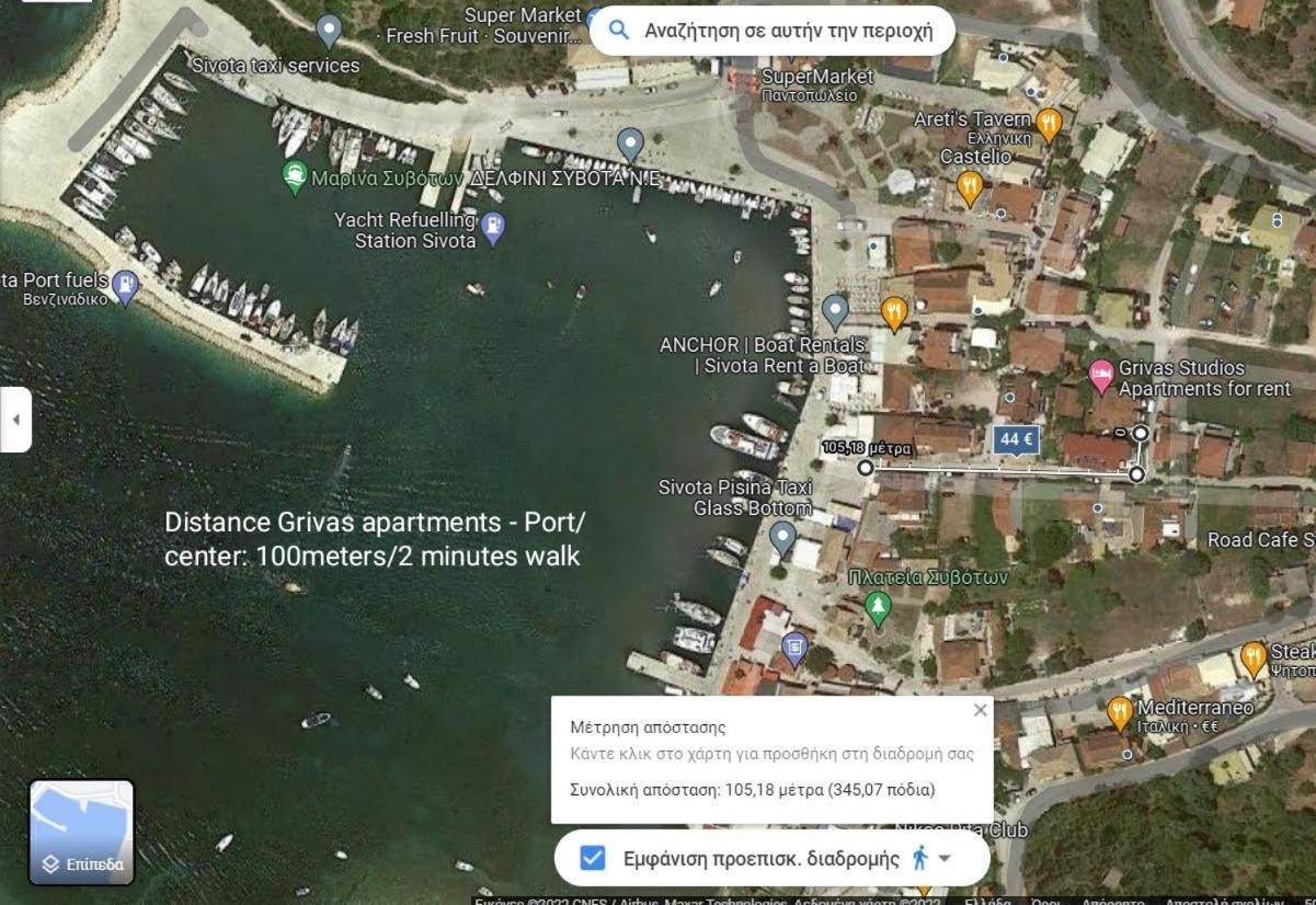 Grivas Apartments Syvota Exterior foto